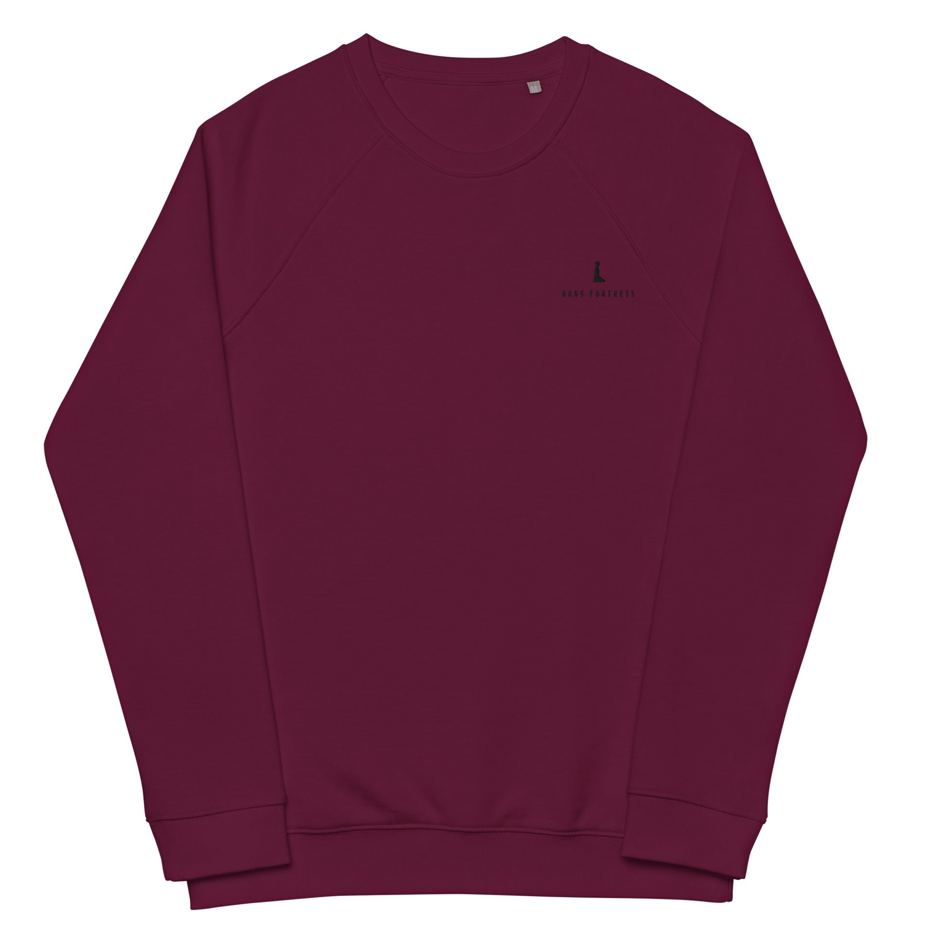 DONS|FORTRESS Gideon Eco-friendly Pullover. Made from organic cotton and recycled materials in Burgundy.