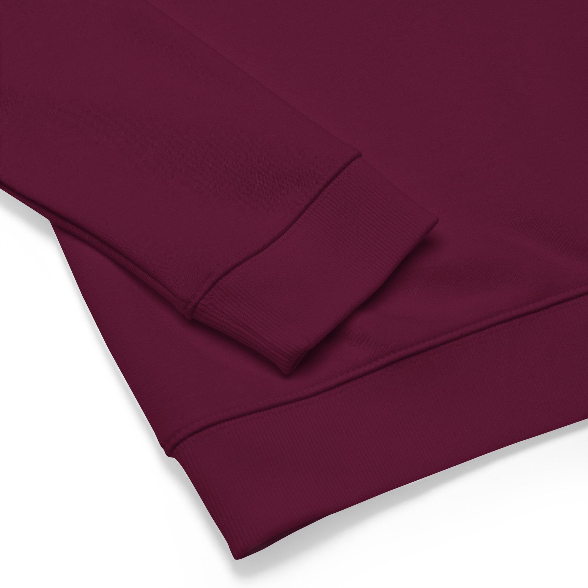 DONS|FORTRESS Gideon Eco-friendly Pullover. Made from organic cotton and recycled materials in Burgundy.