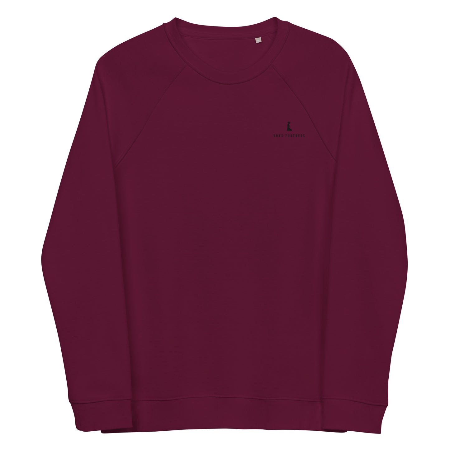 DONS|FORTRESS Gideon Eco-friendly Pullover. Made from organic cotton and recycled materials in Burgundy.