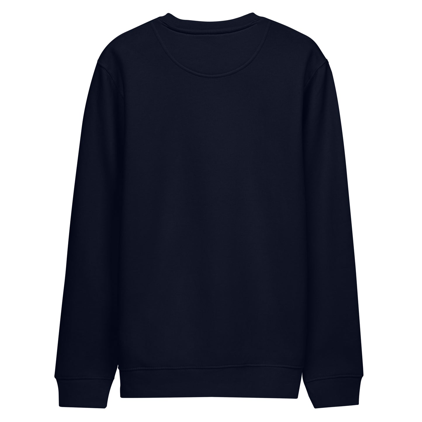 DONS|FORTRESS Hebron Eco-Friendly, Sustainable Pullover French Navy. With chest DTG print logos.