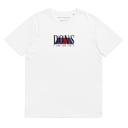 DONSFORTRESS Joppa Sustainable, Eco-Friendly Tee in White. Made from 100% organic ring-spun cotton.