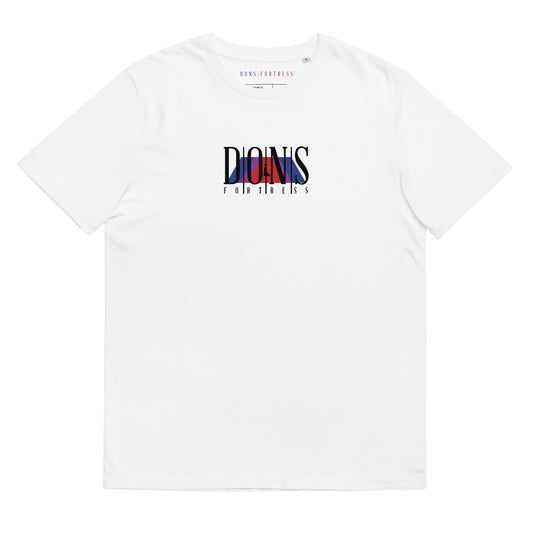 DONSFORTRESS Joppa Sustainable, Eco-Friendly Tee in White. Made from 100% organic ring-spun cotton.