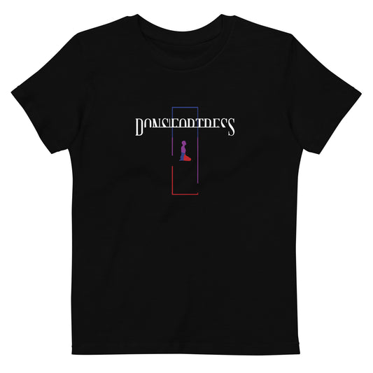 DONSFORTRESS Kids Cana Eco-Friendly, Sustainable Tshirt in Black. Made from 100% organic ring-spun combed cotton.