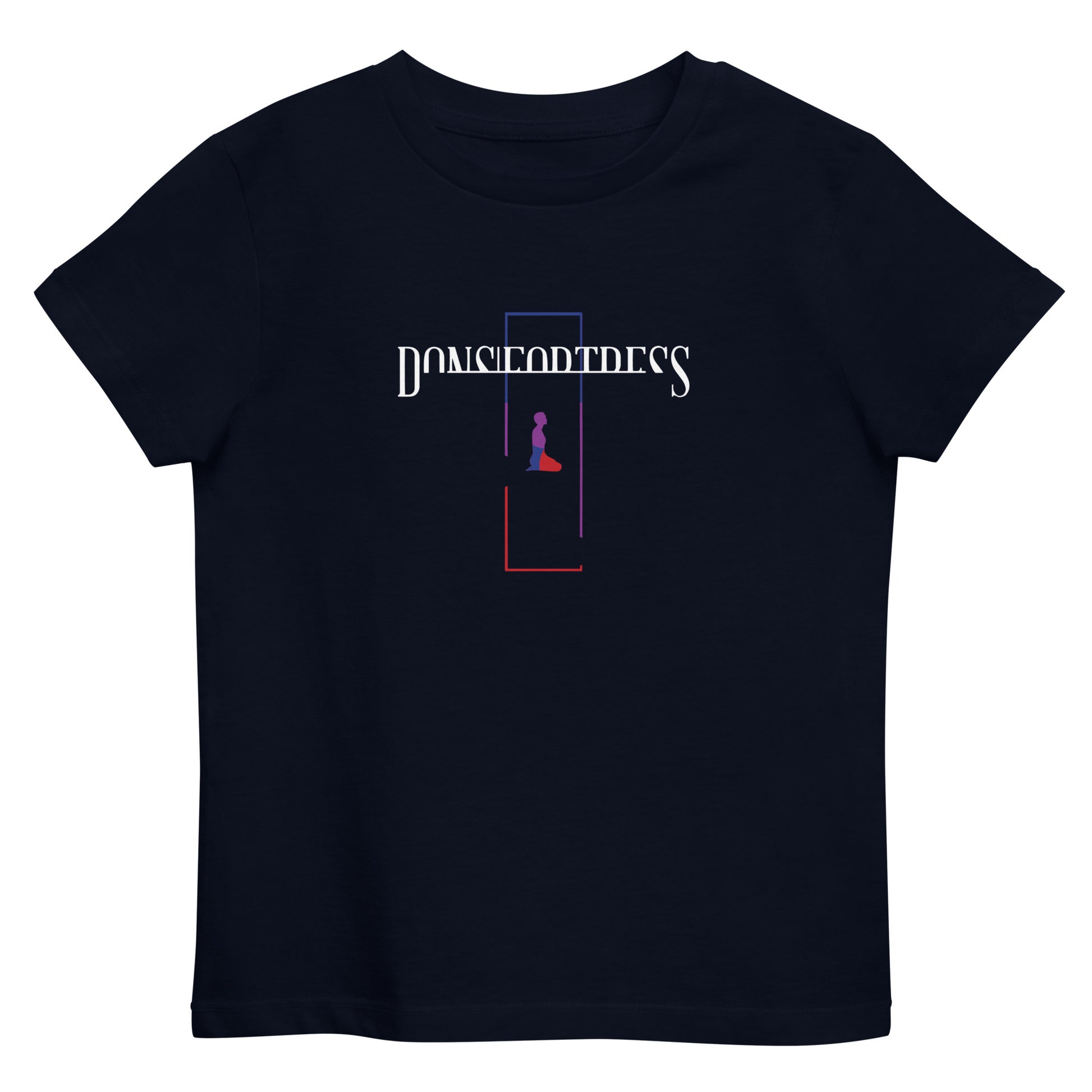 DONSFORTRESS Kids Cana Eco-Friendly, Sustainable Tshirt in French Navy. Made from 100% organic ring-spun combed cotton.