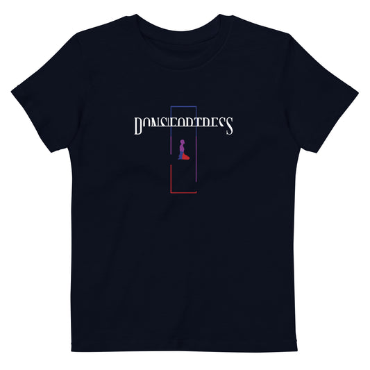 DONSFORTRESS Kids Cana Eco-Friendly, Sustainable Tshirt in French Navy. Made from 100% organic ring-spun combed cotton.