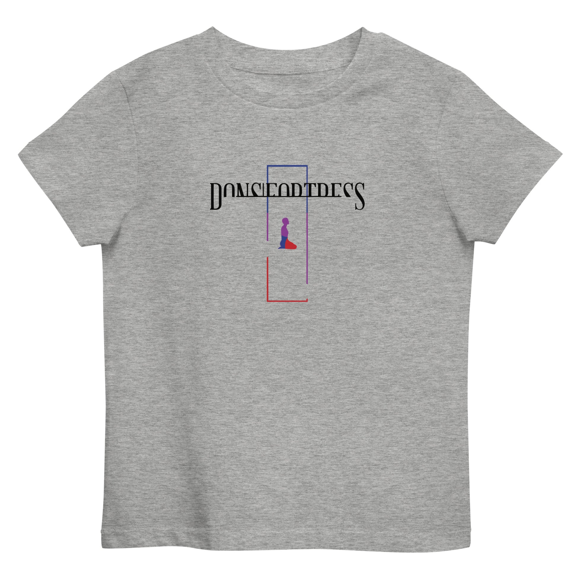 DONSFORTRESS Kids Cana Eco-Friendly, Sustainable Tshirt in Heather Grey. Made from 100% organic ring-spun combed cotton.