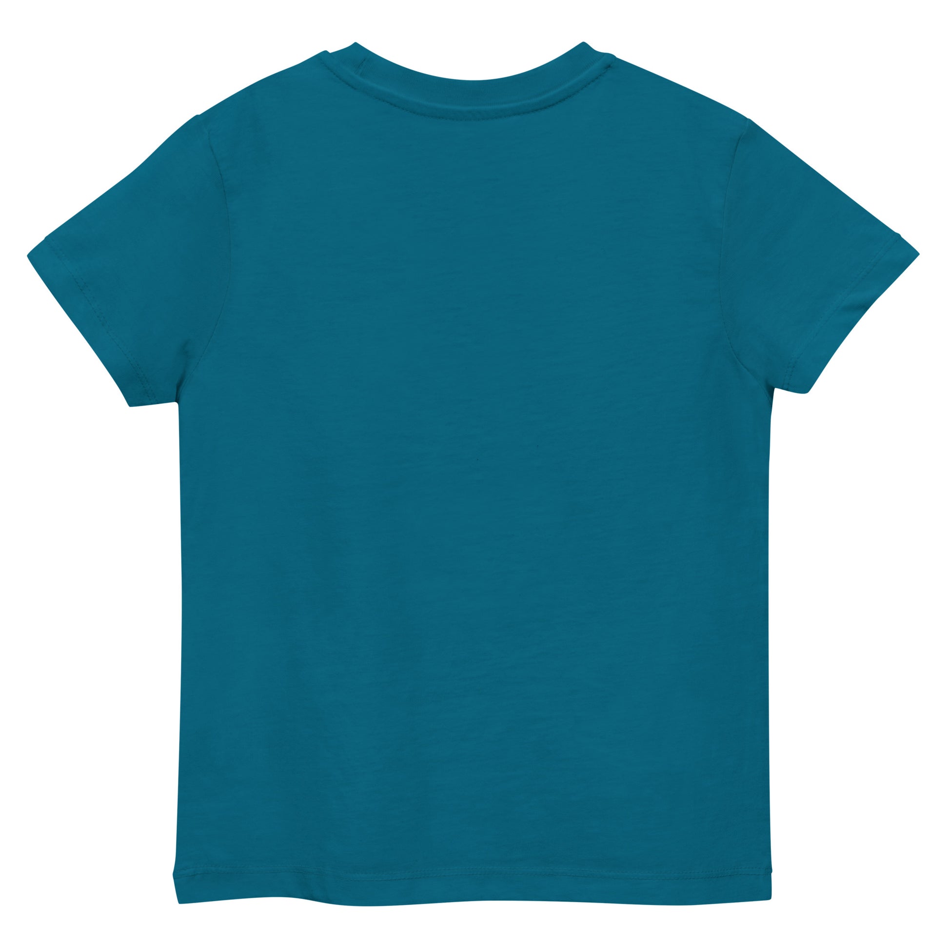 DONSFORTRESS Kids Hebron Eco-Friendly, Sustainable Tshirt in Ocean Depth. Made from 100% organic ring-spun combed cotton.