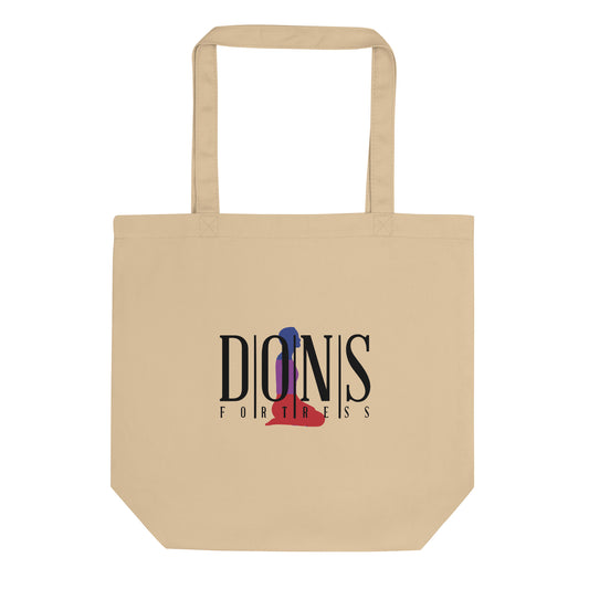 DONSFORTRESS Medium Hebron Eco-Friendly, Sustainable Tote Flat in Oyster. Made from 100% certified organic cotton.