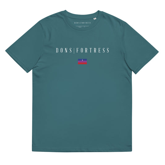 DONSFORTRESS Nain Sustainable, Eco-Friendly Tee in Dark Stargazer. Made from 100% organic ring-spun cotton.