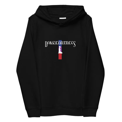 DONS|FORTRESS Narat'e Eco-Friendly, Sustainable Hoodie in Black Pure