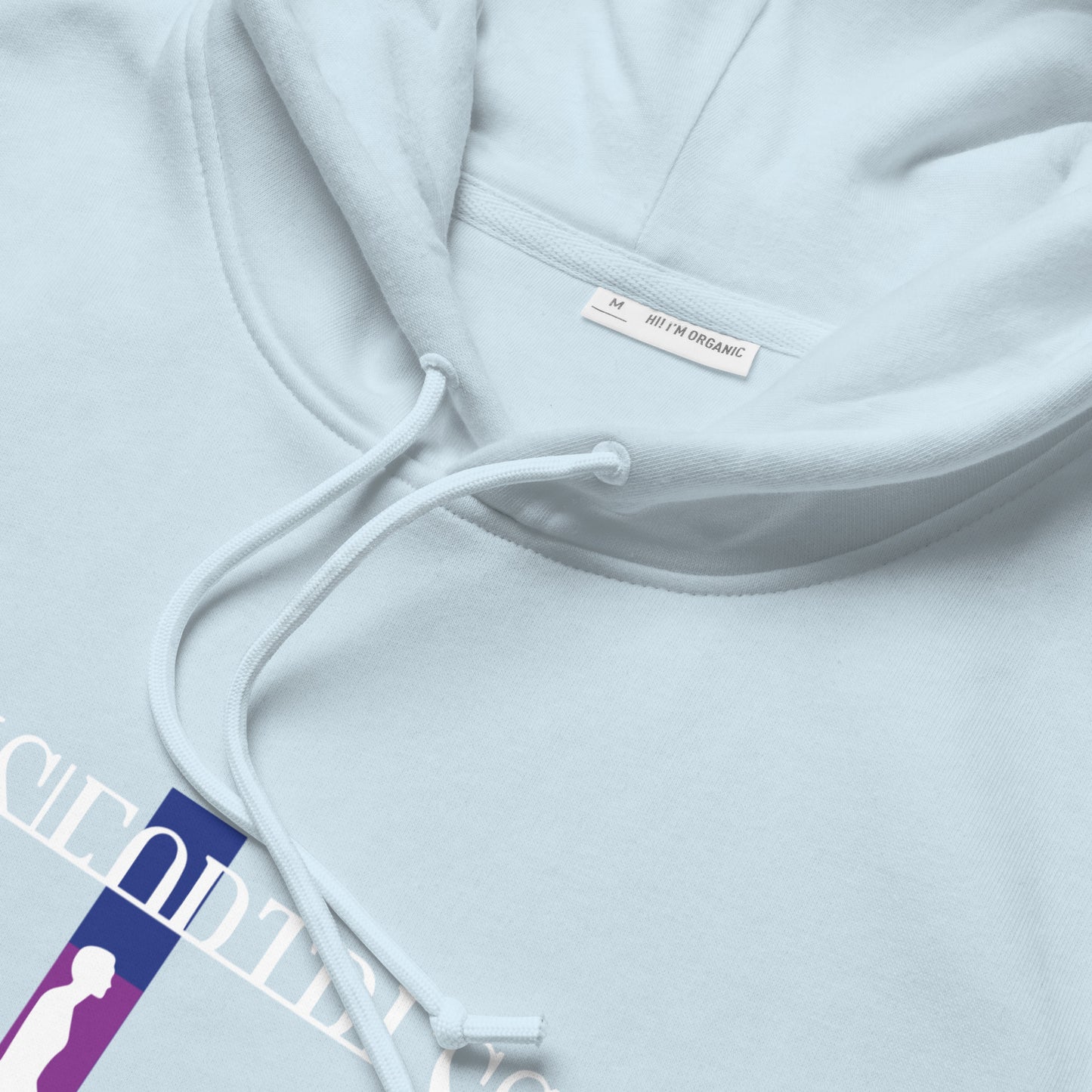 DONS|FORTRESS Narat'e Eco-Friendly, Sustainable Hoodie in Blue Fog