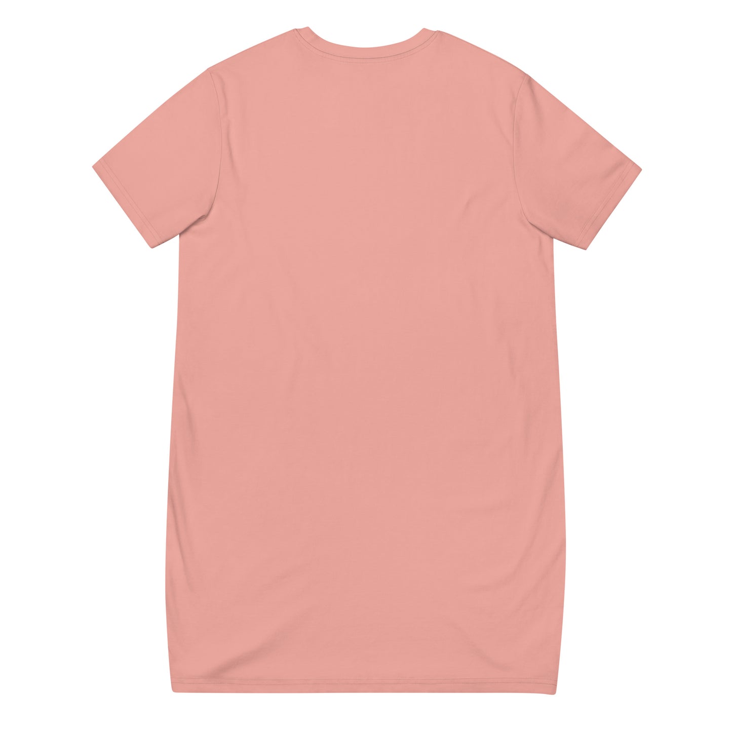 DONSFORTRESS Narat'e Eco-Friendly, Sustainable Tshirt Dress in Canyon Pink. Made from 100% organic ring-spun cotton.