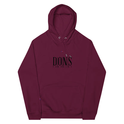 DONS|FORTRESS Nebo Eco-friendly Pullover. Made from organic cotton and recycled materials in Burgundy.