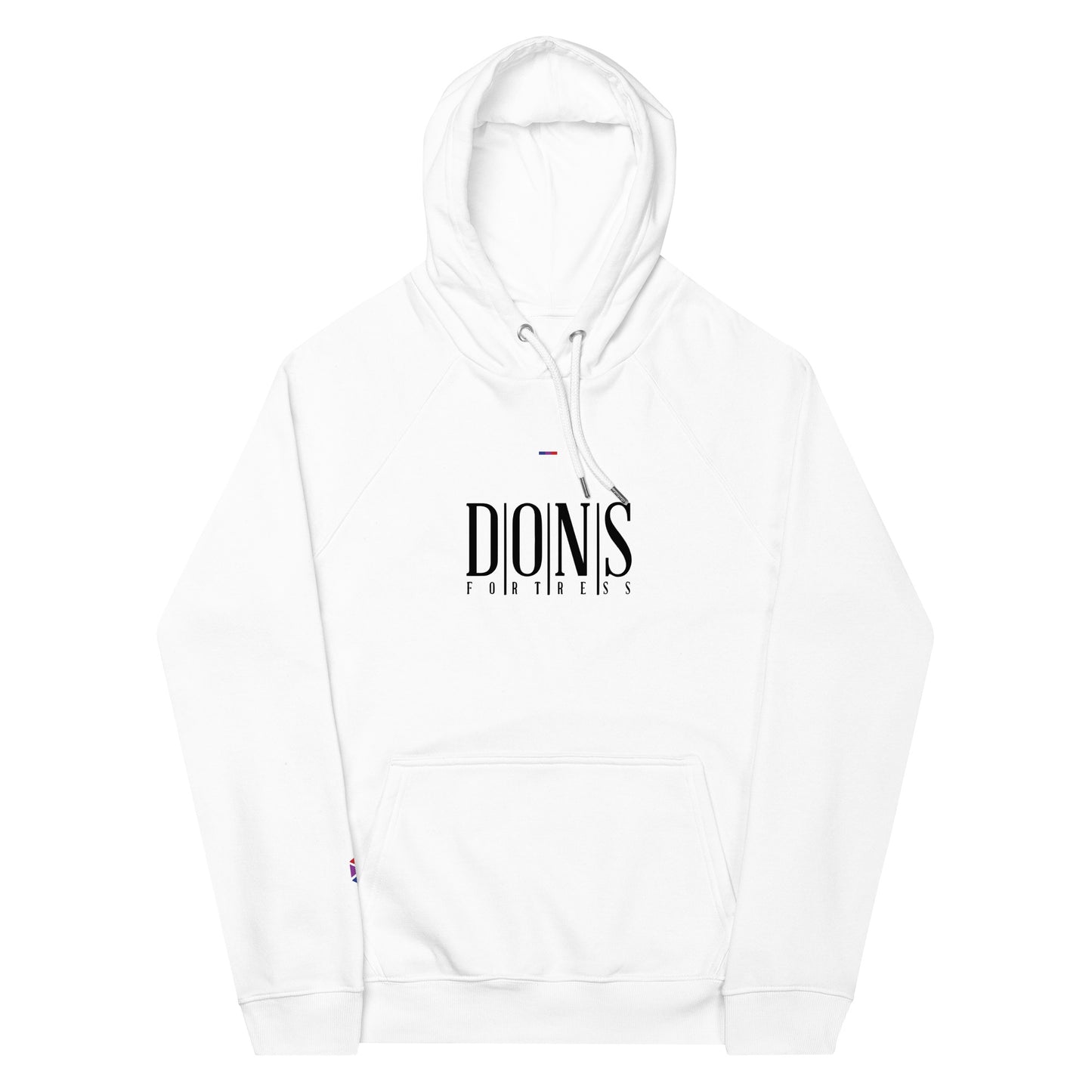 DONS|FORTRESS Nebo Eco-friendly Pullover. Made from organic cotton and recycled materials in White.