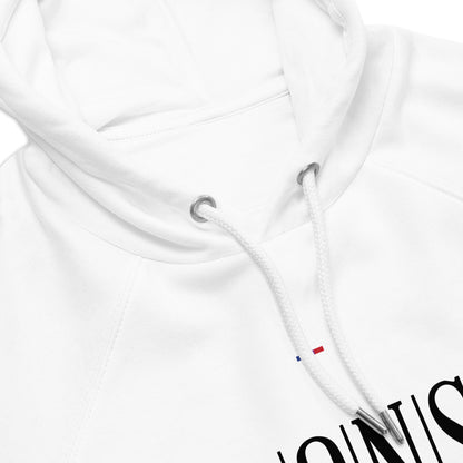 DONS|FORTRESS Nebo Eco-friendly Pullover. Made from organic cotton and recycled materials in White.