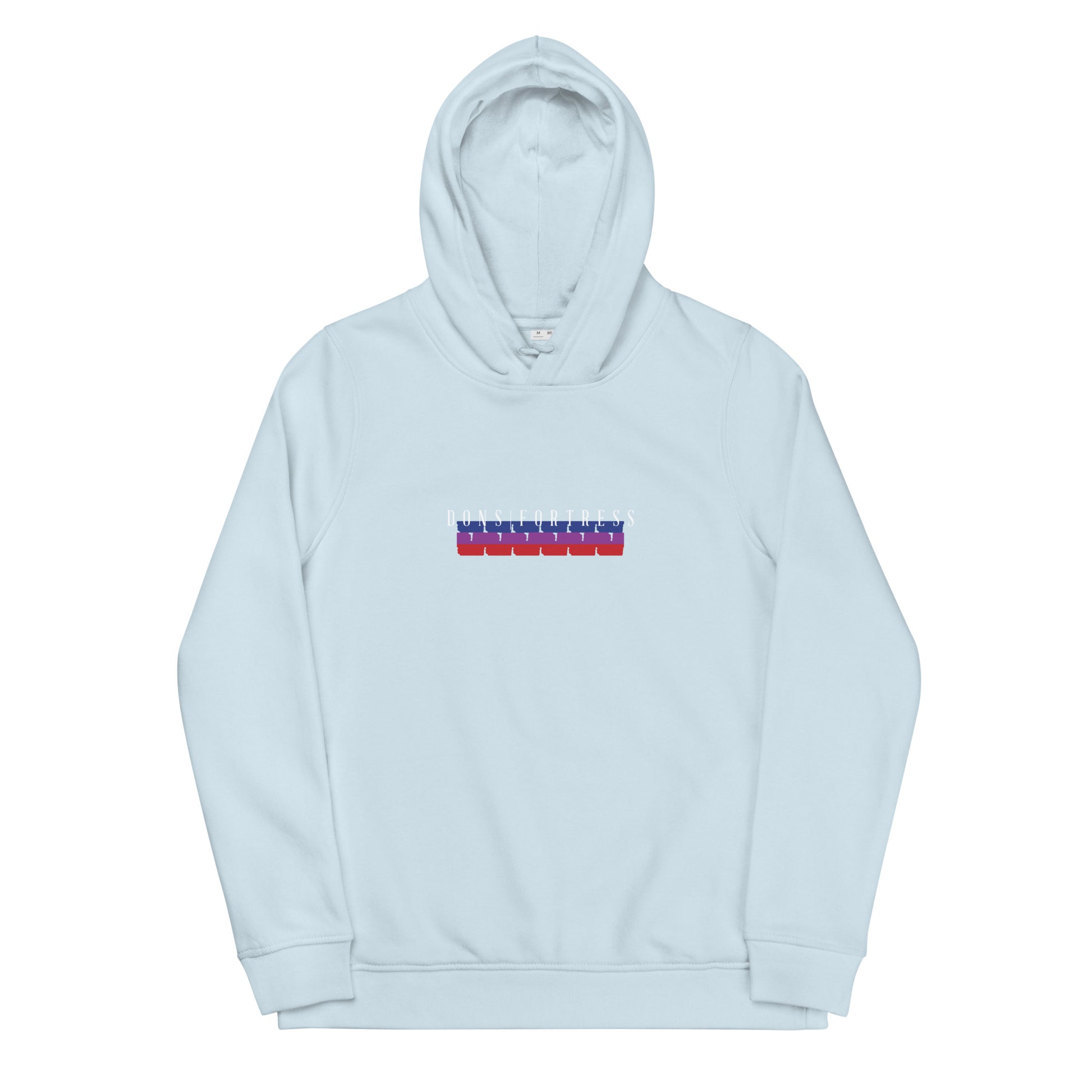 DONS|FORTRESS Ophire Eco-Friendly & Sustainable Hoodie in Blue Fog