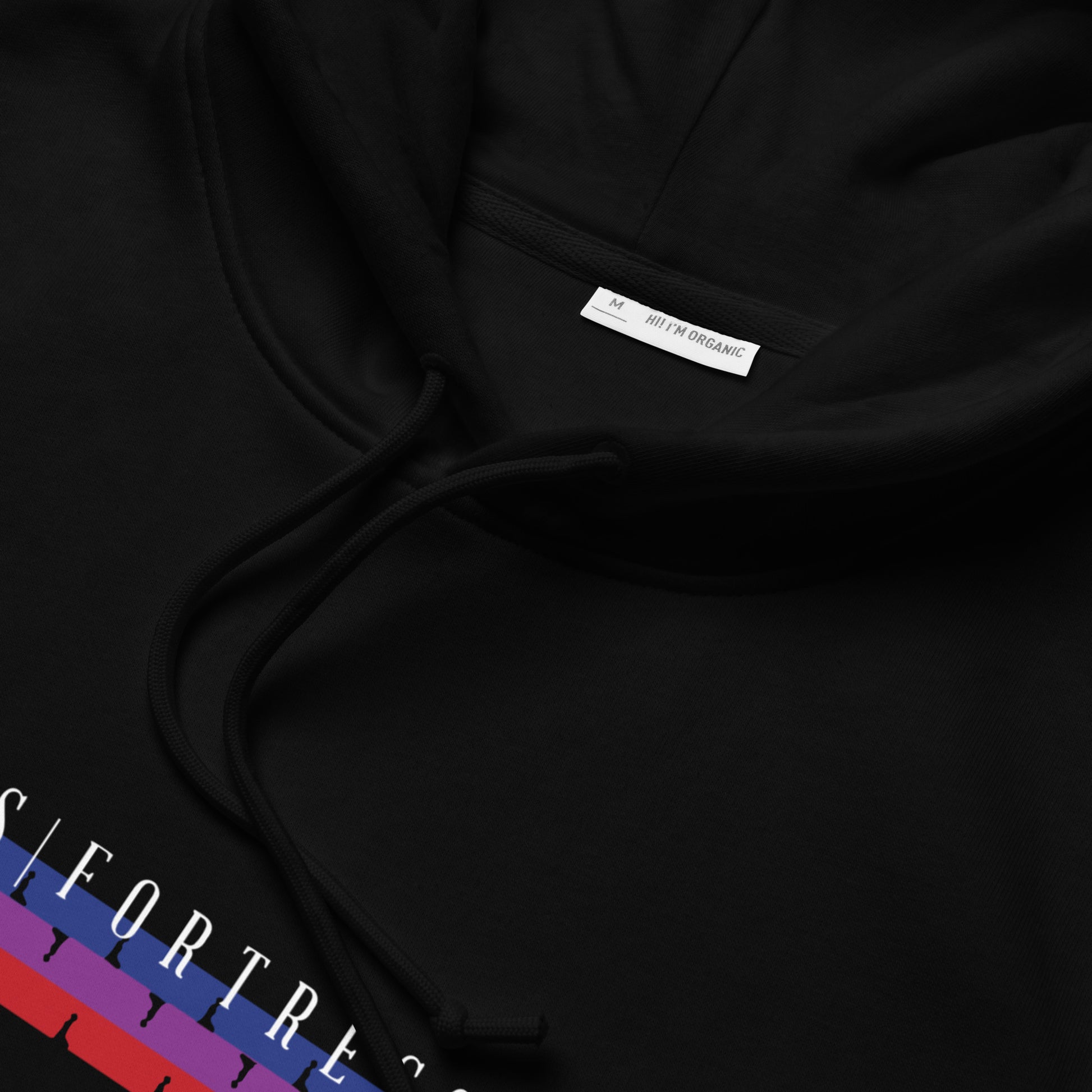 DONS|FORTRESS Ophire Eco-Friendly, Sustainable Hoodie in Black Pure