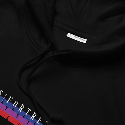 DONS|FORTRESS Ophire Eco-Friendly, Sustainable Hoodie in Black Pure