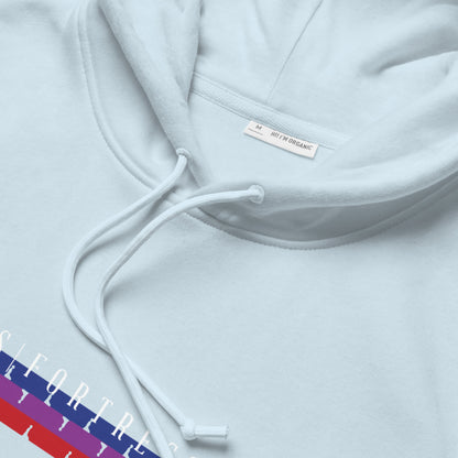 DONS|FORTRESS Ophire Eco-Friendly & Sustainable Hoodie in Blue Fog