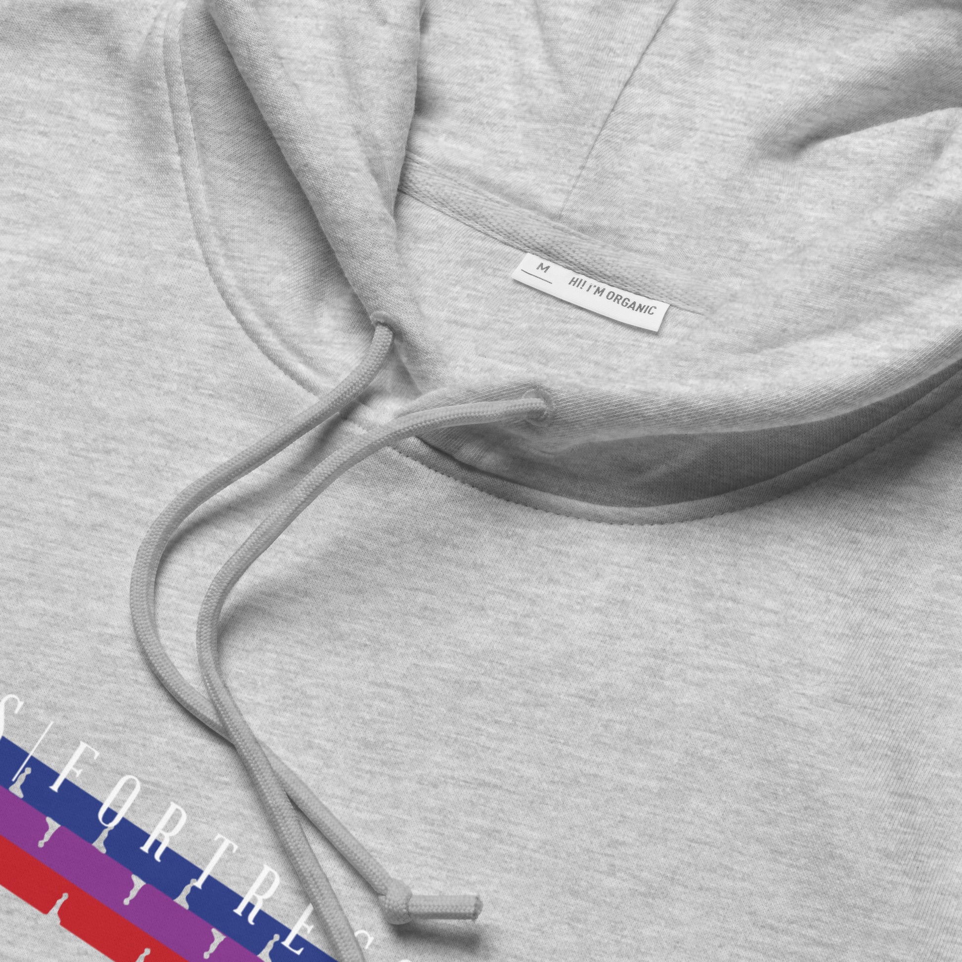 DONS|FORTRESS Ophire Eco-Friendly, Sustainable Hoodie in Heather Grey