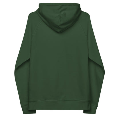 DONS|FORTRESS Pirathon Eco-friendly Hoodie. Made from organic cotton and recycled materials in Bottle Green.