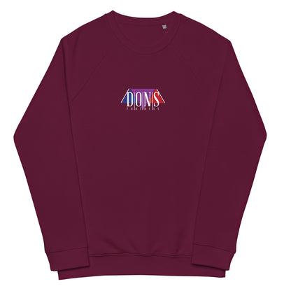 DONS|FORTRESS Zebulon Eco-Friendly, Sustainable Pullover. Made from organic cotton and recycled materials in Burgundy.