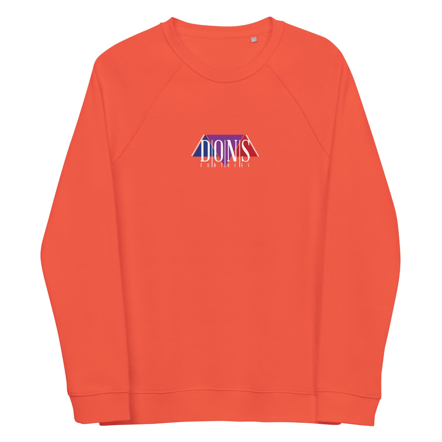 DONS|FORTRESS Zebulon Eco-Friendly, Sustainable Pullover. Made from organic cotton and recycled materials in Burnt Orange.