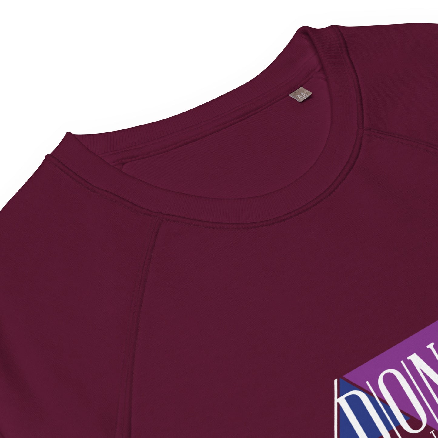 DONS|FORTRESS Zebulon Eco-Friendly, Sustainable Pullover. Made from organic cotton and recycled materials in Burgundy.